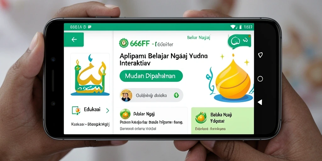 Antarmuka pengguna 666FF yang sederhana dan menarik.