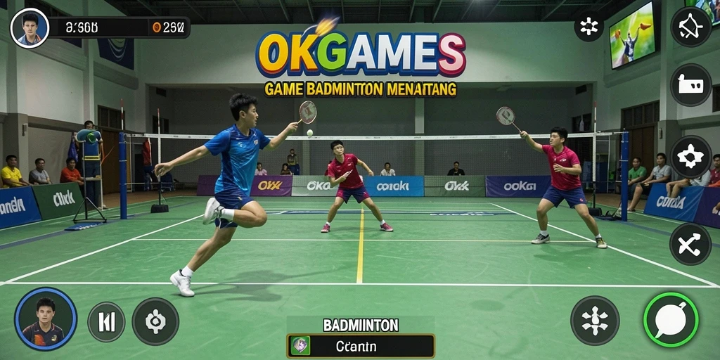 Antarmuka permainan OKGAMES yang menarik dan responsif.