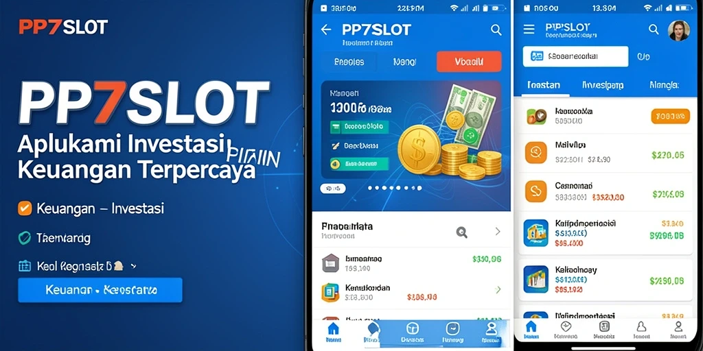Antarmuka aplikasi PP7SLOT yang intuitif dan mudah digunakan untuk investasi.